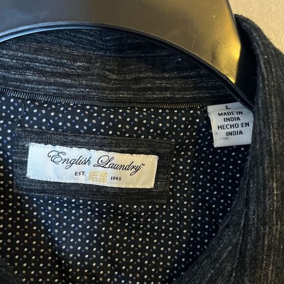 English Laundry Men’s Dark Grey Short Sleeve Polo Size Large - Picture 4 of 6